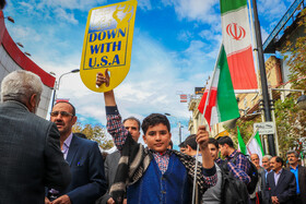 راهپیمایی ۱۳ آبان در زنجان