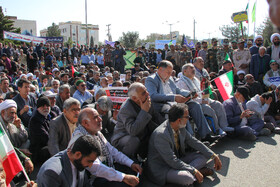 راهپیمایی ۱۳ آبان در بیرجند