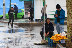 باران پاییزی تهران