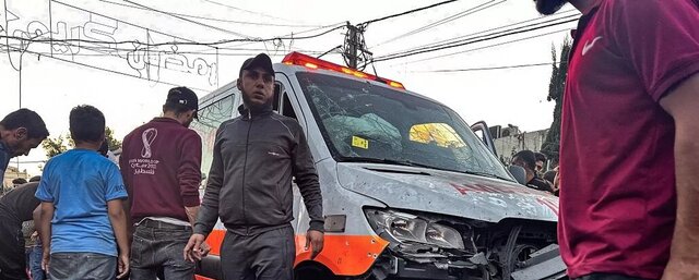 جزئیات حمله اشغالگران به کاروان آمبولانسها در غزه