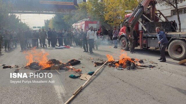 خروش مردم بجنورد در راهپیمایی ۱۳ آبان + تصاویر