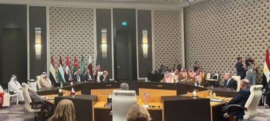 آغاز نشست وزرای خارجه عرب و آمریکا در اردن برای بررسی تحولات فلسطین