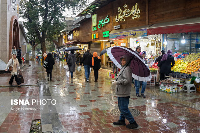 بارش پراکنده باران در تهران از دوشنبه/ افزایش نسبی دما