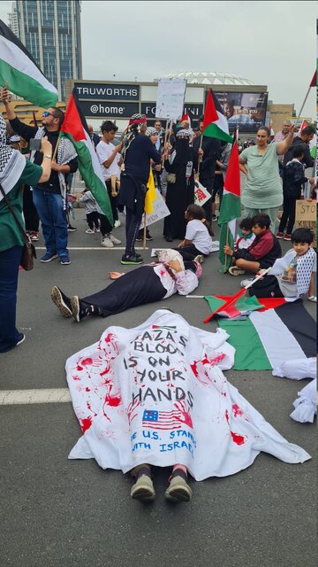 اعتراض به جنایات صهیونیستها در غزه و حمایت از فلسطین در ۵ قاره جهان