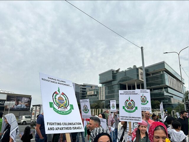 اعتراض به جنایات صهیونیستها در غزه و حمایت از فلسطین در ۵ قاره جهان