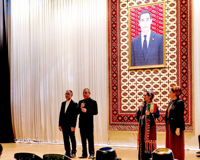 نوای ایران در عشقآباد پیچید + فیلم