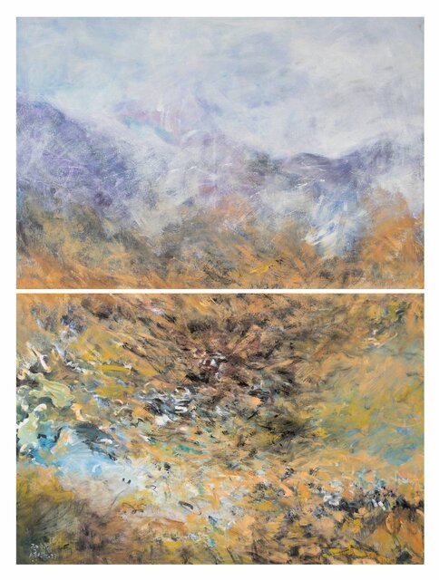 تماشای نقاشیهایی از طبیعت همراه با صدای پرندگان