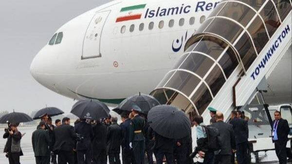 رئیسی دقایقی پیش وارد دوشنبه شد رئیسی دقایقی پیش وارد دوشنبه شد