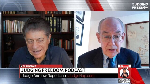 جان مرشایمر (سمت راست) دلایل ترس واشنگتن از تلآویو از زبان دانشمند علومسیاسی آمریکا