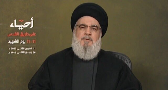 نصرالله: حملات نیروهای یمنی منجر به فشار بیشتر بر اشغالگران شده است نصرالله: حملات نیروهای یمنی منجر به فشار بیشتر بر اشغالگران شده است