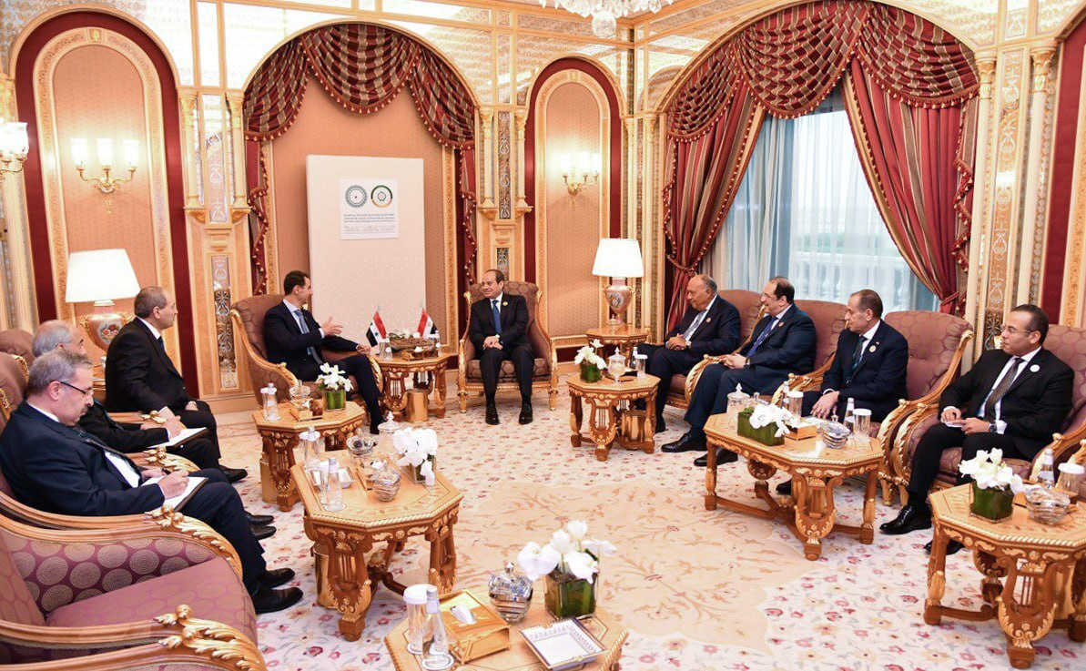 تحولات فلسطین، محور رایزنی رؤسای جمهور سوریه و مصر