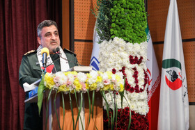 سردار سرتیپ پاسدار سید مهدی فرحی، جانشین وزیر دفاع در بزرگداشت دانشمند شهیدحاج حسن طهرانیمقدم