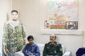 دیدار با خانواده شهید مدافع حرم عبدالحمید سالاری 