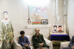 دیدار با خانواده شهید مدافع حرم عبدالحمید سالاری 