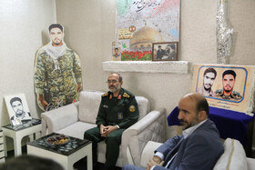 دیدار با خانواده شهید مدافع حرم عبدالحمید سالاری 