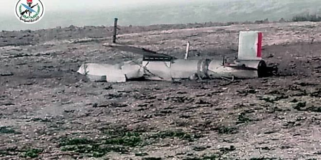 دفع حمله شدید داعش توسط ارتشهای سوریه و روسیه/ انهدام پهپاد غول پیکر تروریستها در حماه