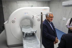 افتتاح بخش پت اسکن و MRI بیمارستان سینا با حضور وزیر بهداشت