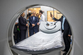 افتتاح بخش پت اسکن و MRI بیمارستان سینا با حضور وزیر بهداشت