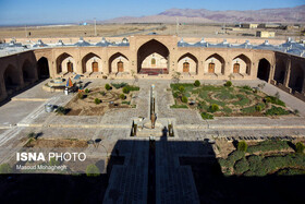 بهسازی مسیر دسترسی به یکی از بزرگترین کاروانسرای تاریخی ایران