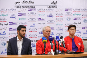 نشست خبری یورن اندرسن سرمربی تیم ملی هنگکنگ پیش از بازی با تیم ملی ایران