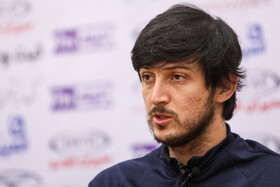 سردار آزمون مهاجم تیم ملی فوتبال ایران در نشست خبری پیش از بازی با هنگکنگ