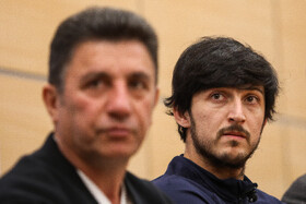 سردار آزمون مهاجم تیم ملی فوتبال ایران در نشست خبری پیش از بازی با هنگکنگ