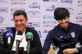 نشست خبری امیر قلعهنویی سرمربی تیم ملی ایران پیش از بازی با تیم ملی هنگکنگ