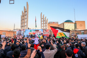 راهپیمایی مردم زنجان در حمایت از کودکان و زنان مظلوم غزه