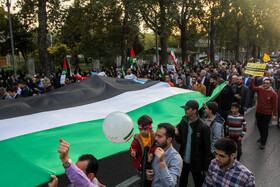 راهپیمایی مردم گرگان در حمایت از کودکان و زنان مظلوم غزه