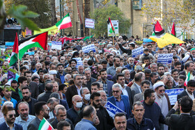 راهپیمایی مردم گرگان در حمایت از کودکان و زنان مظلوم غزه