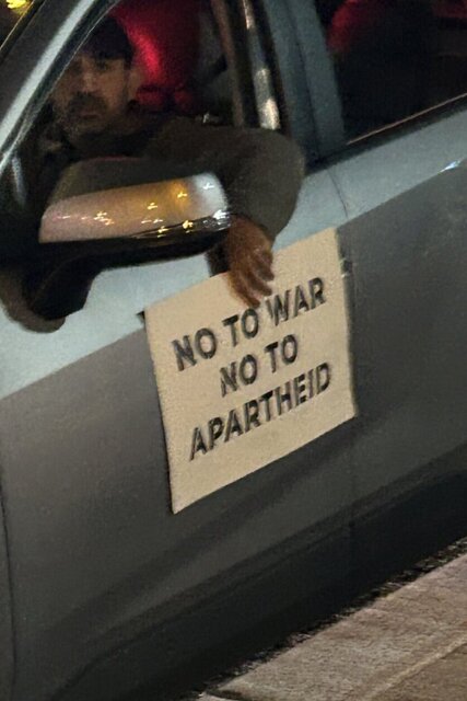 تظاهرات حامیان فلسطین در واشنگتن؛ «نه به جنگ، نه به آپارتاید»