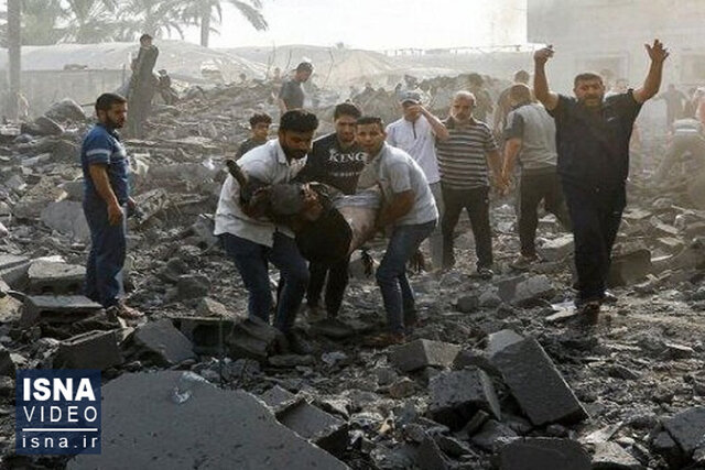 ویدیو/ جنایات صهیونیست‌ها به مدارس غزه رسید