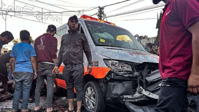 بمباران اطراف بیمارستان المعمدانی/ درگیری گردانهای القدس با اشغالگران در غزه