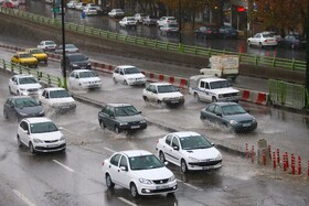 بارش باران پاییزی - همدان