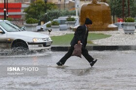 رگبار و طوفان لحظه‌ای در تهران