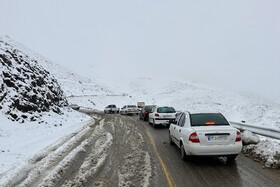 بارش اولین برف پاییزی - همدان