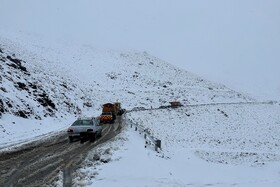 بارش اولین برف پاییزی - همدان