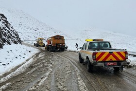 بارش اولین برف پاییزی - همدان