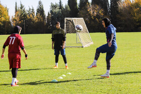 یک روز با تمرین تیم فوتبال بانوان سپاهان