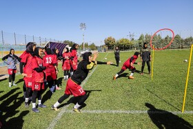 یک روز با تمرین تیم فوتبال بانوان سپاهان