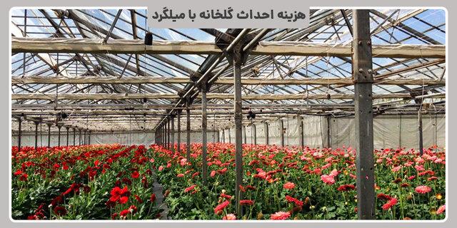هزینه ساخت گلخانه با میلگرد + مصالح و تجهیزات لازم