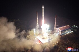 شلیک موفق ماهواره نظامی کره شمالی به فضا