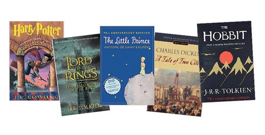 پرفروشترین کتابهای اروپا پرفروشترین کتابهای اروپا