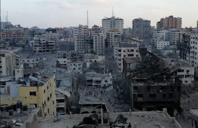 حملات شدید رژیم صهیونیستی به غزه و نبرد رزمندگان فلسطینی با اشغالگران