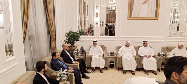 رایزنی امیرعبداللهیان با نخستوزیر قطر درباره تحولات غزه