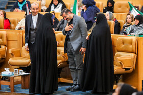 حضور محمد‌مهدی اسماعیلی وزیر فرهنگ و ارشاد اسلامی در همایش همبستگی جهانی زنان علیه نسل کشی رژیم صهیونیستی با عنوان «اشک مریم»