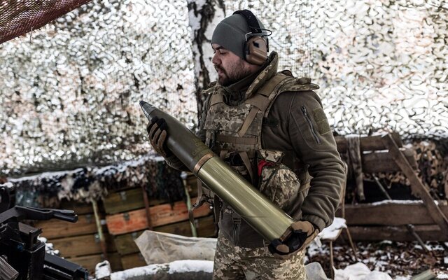 گزارش تلگراف درباره تاثیر افت تولید مهمات توپخانه‌ای غرب بر جنگ اوکراین