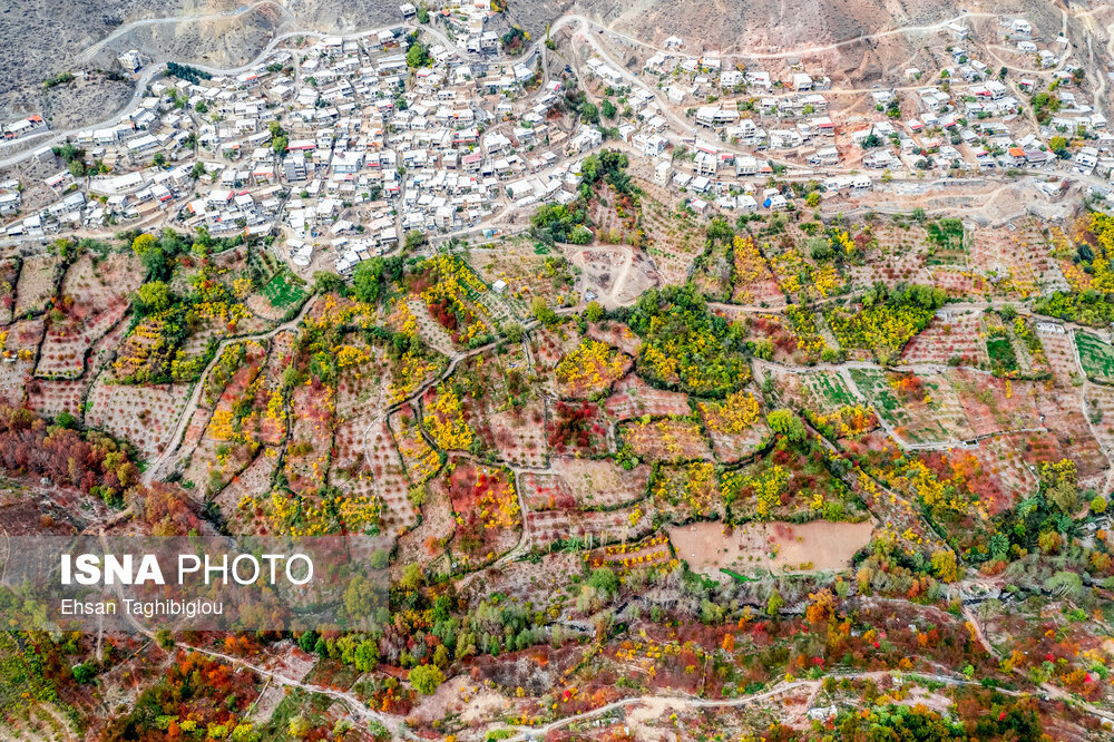 پاییز هزار رنگ در روستای «شیت»