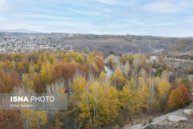 طبیعت پاییزی شهرستان سامان