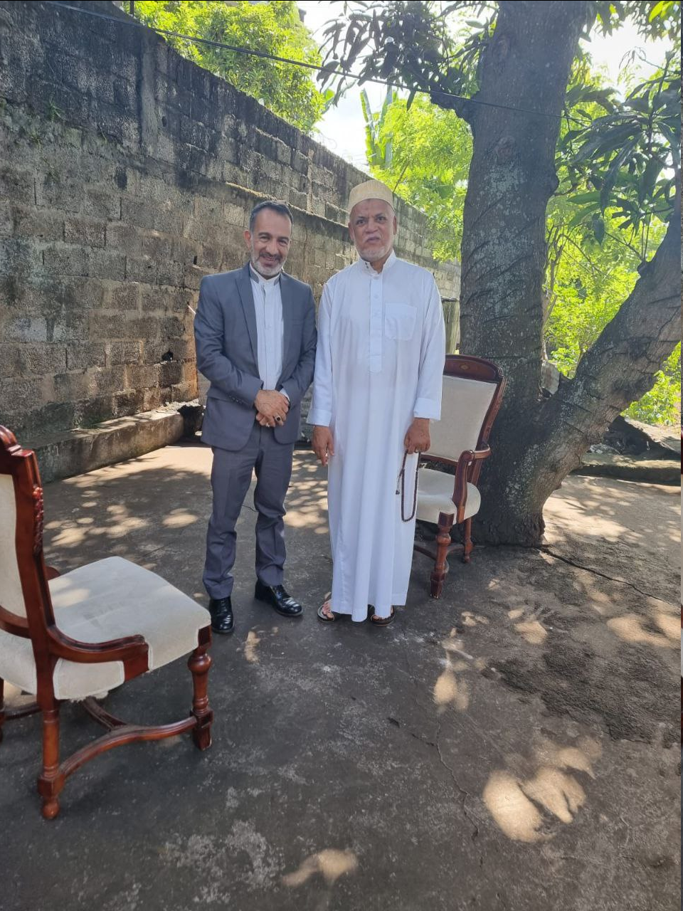 دیدار سفیر ایران با رئیسجمهور سابق و محبوس کومور